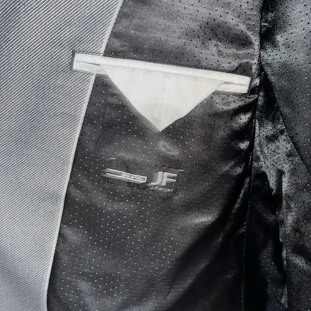 NWT-J.Ferrar-Big& tall-52 REG-silver twill-Evening edition-sports coat/jacket.